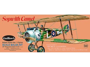 Sopwith Camel Balsa Plane -  GUI0801-model-kits-Hobbycorner