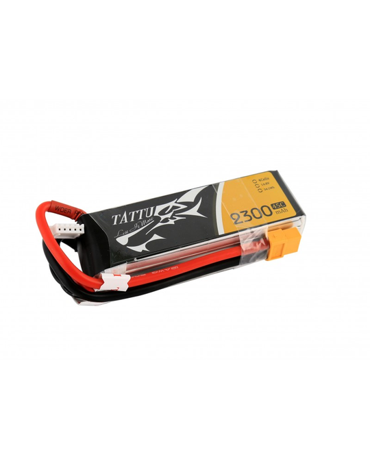 Tattu 2300mAh 4S 45C With XT60 106x33x29mm 230g -  TA23004S45- XT60