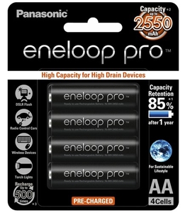 Panasonic Eneloop Pro NiMH AA Batteries  -  SB2936-batteries-and-accessories-Hobbycorner