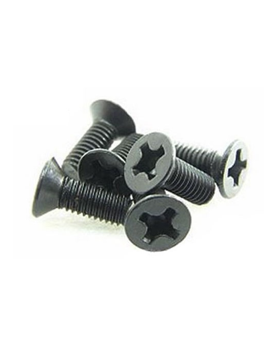 4 x 16mm Flat Head Screw (cross) (6) -  126416CR