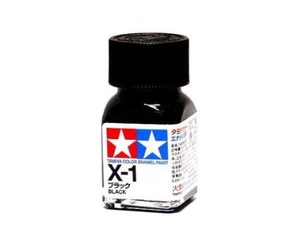 X1 Enamel Black -  8001-paints-and-accessories-Hobbycorner