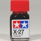 X27 Enamel Clear Red -  8027