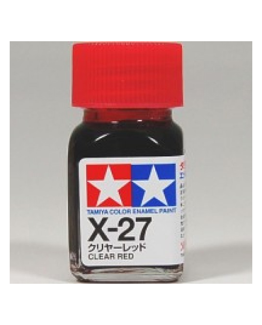 X27 Enamel Clear Red -  8027