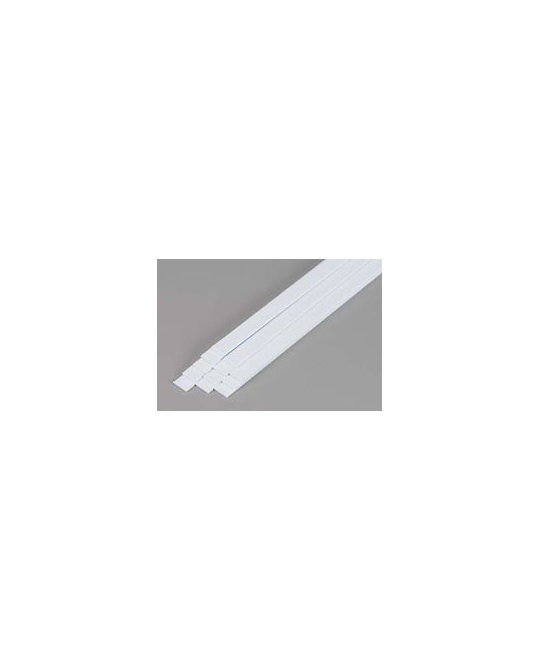 STRIPSTYRENE WHITE.25X.5MM x10 -  5- 100