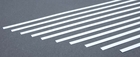 Styrene -  HO Scale Strips - 1.1mm x 1.1mm x 35cm (10)