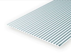 Styrene -  Clap Board -  15cm x 29cm x 1mm - .75mm Spacing