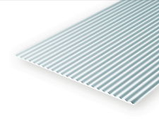 Styrene -  Siding -  15cm x 29cm x 1mm - .95mm Spacing-building-materials-Hobbycorner