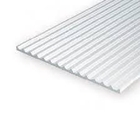 Styrene - Board- Batten - 15cm x 29cm x 1mm - 1.9mm Spacing