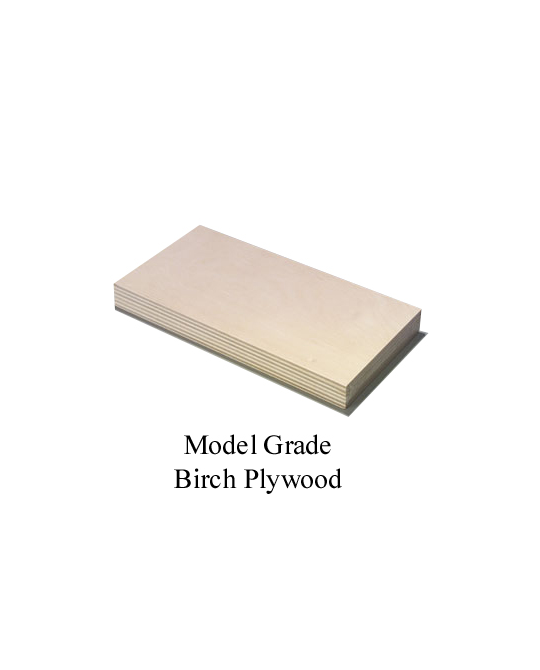 PLY -  Birch -  12x48" -  1/32" (.8mm) -  7.5481