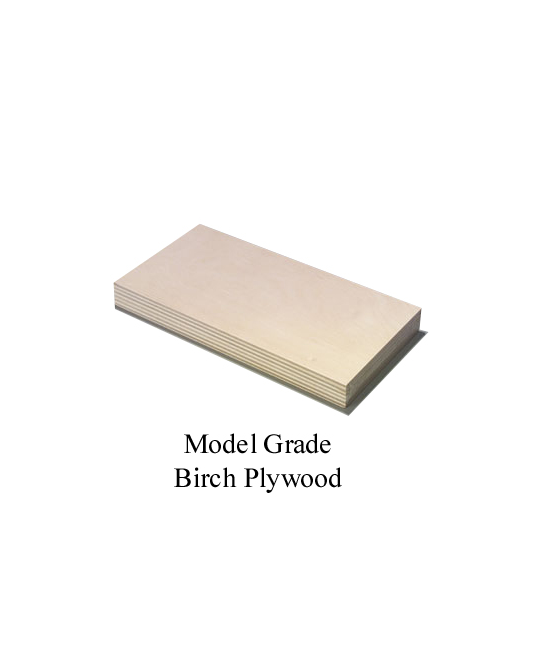 PLY -  Birch -  12x48" -  1/32" (.8mm) -  7.5481