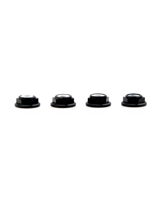 M5 Black Aluminium Low Prof Lock Nut CCW -  2678