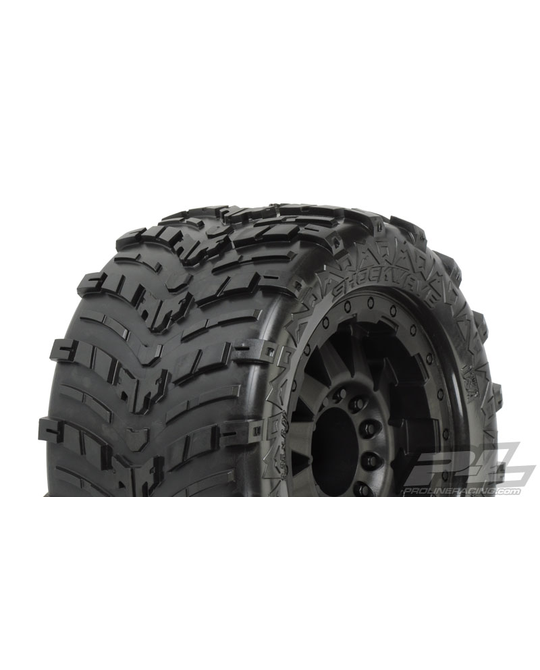 Shockwave 3.8" (Traxxas Style Bead) All Terrain Tires Mounted -  1193- 13