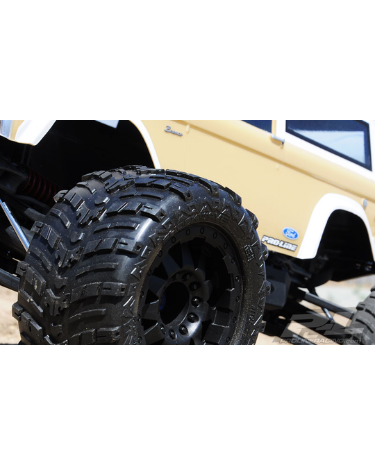 Shockwave 3.8" (Traxxas Style Bead) All Terrain Tires Mounted 1193