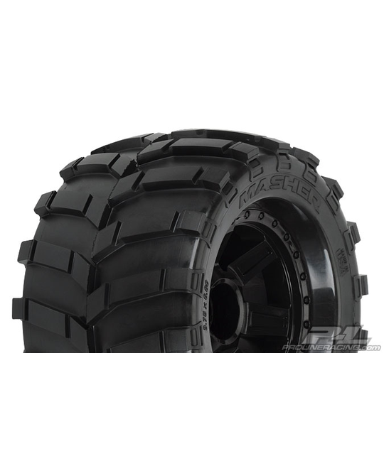 Masher 3.8" (Traxxas Style Bead) All Terrain Tires Mounted -  1189- 11