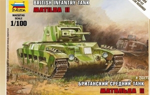 1- 100 BRITISH TANK MATILDA II -  Z6171-model-kits-Hobbycorner